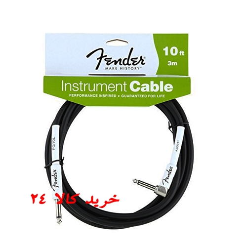 Fender Instrument Lead 10 FootAngled Jack 1