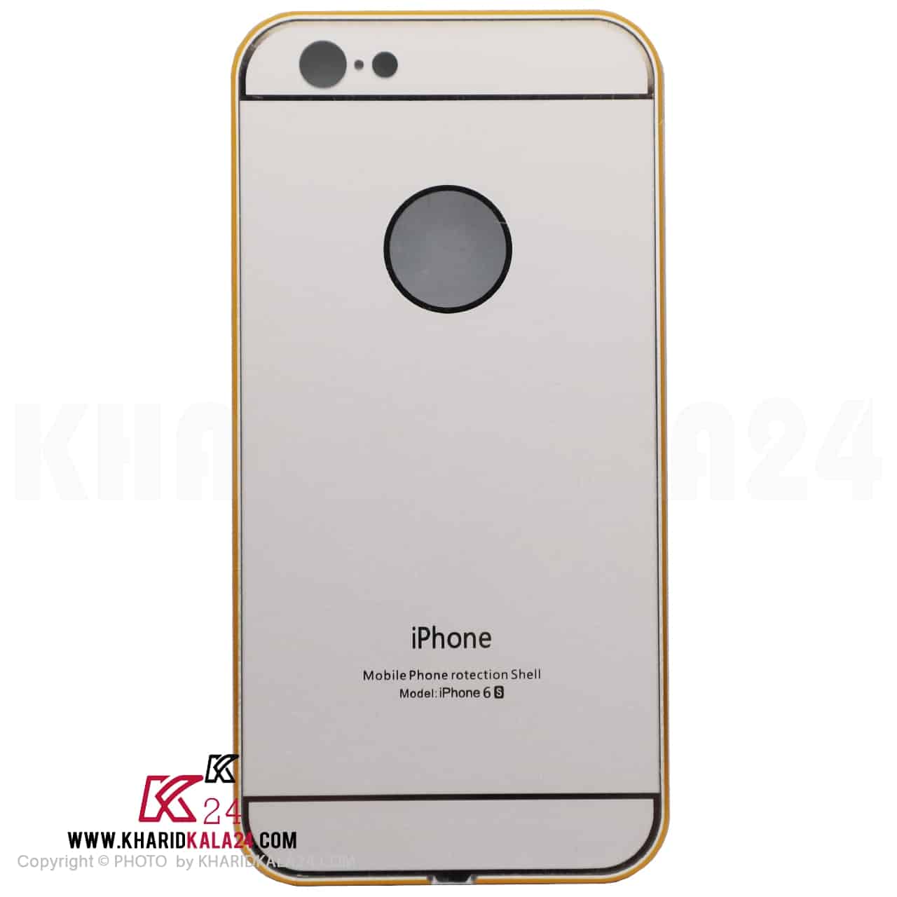 shell cover For Iphone 6S No25489 کاور مدل Shell مناسب برای آیفون 6-6S رنگ نقره ای