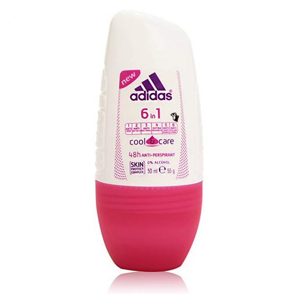 Adidas 6 In 1 Roll-On Deodorant For Women 50ml