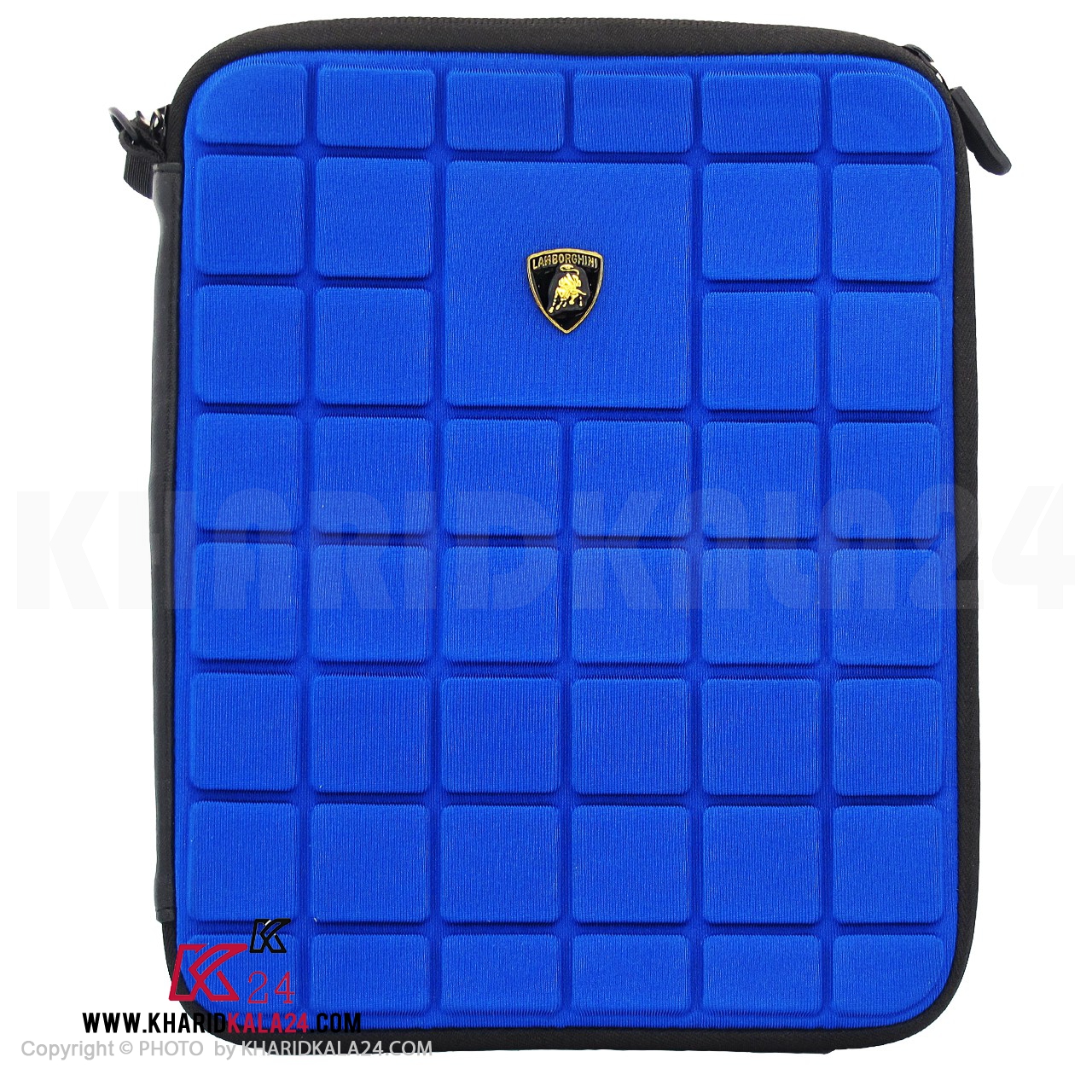 lamborghini-kharidkala24-bag-no128 کیف تبلت مدل لامبورگینی مناسب برای تبلت 9.7 اینچ رنگ سرمه ای