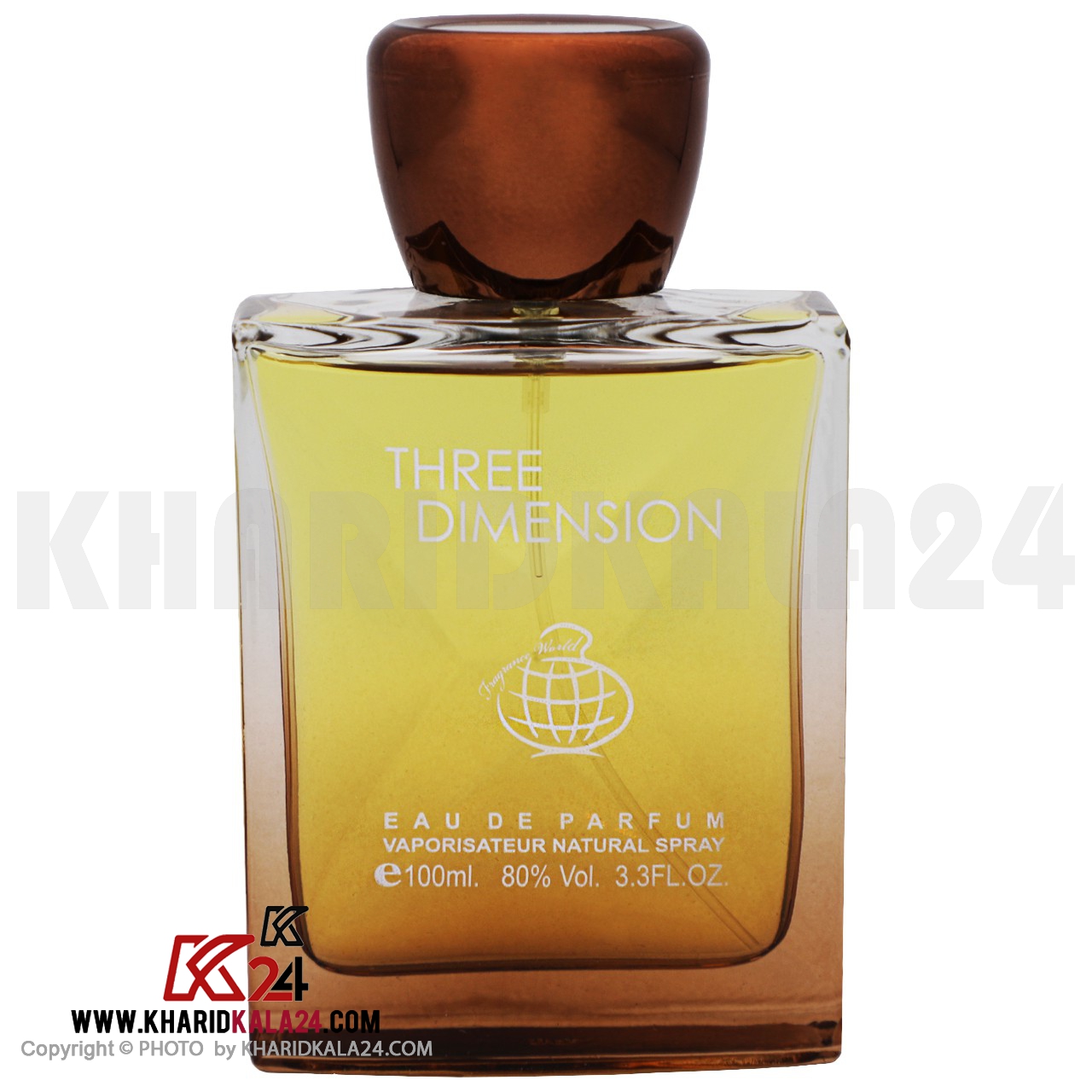 fragrance world three dimension EAU DE Parfum For men 100ml - no 10578 ادو پرفیوم مردانه فراگرنس ورد مدل THREE DIMENSION حجم 100 میلی لیتر