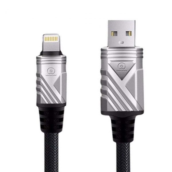 کابل تبدیل USB به لایتنینگ دبلیو یو دبلیو مدل X62 طول 2 متر