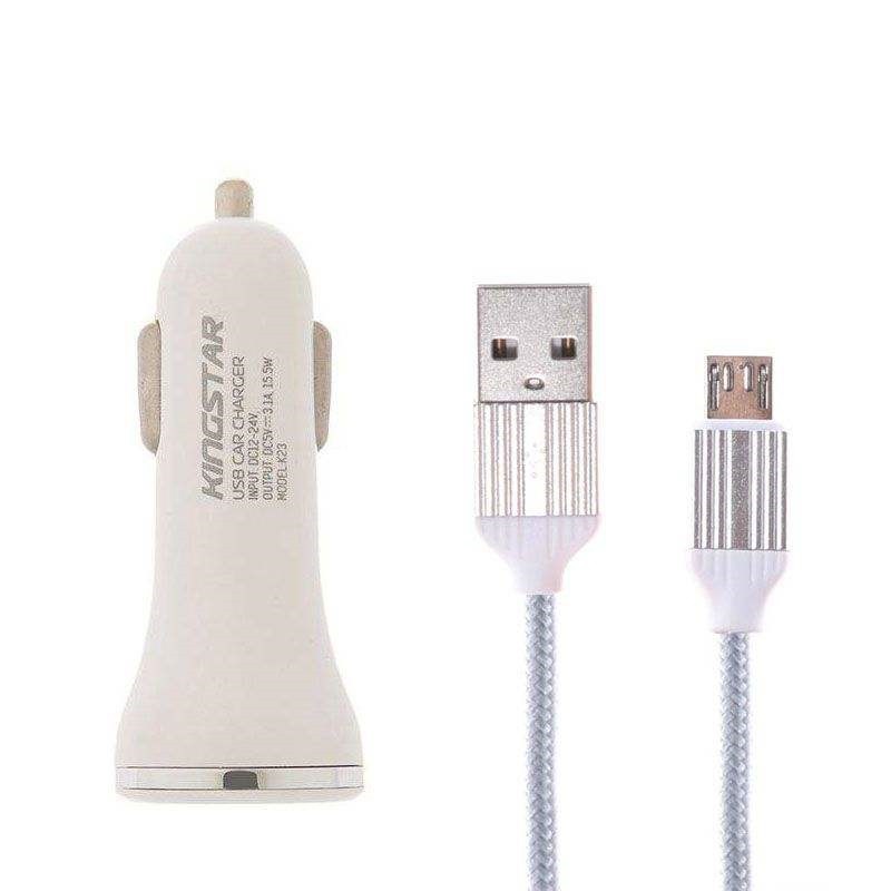 Kingstar K23 C Car Charger with USB-C Cable 01