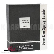 ادو پرفیوم مردانه فراگرنس ورد مدل Black Leather حجم 100 میلی لیتر -تصویر بسته بندی - خریدکالا24