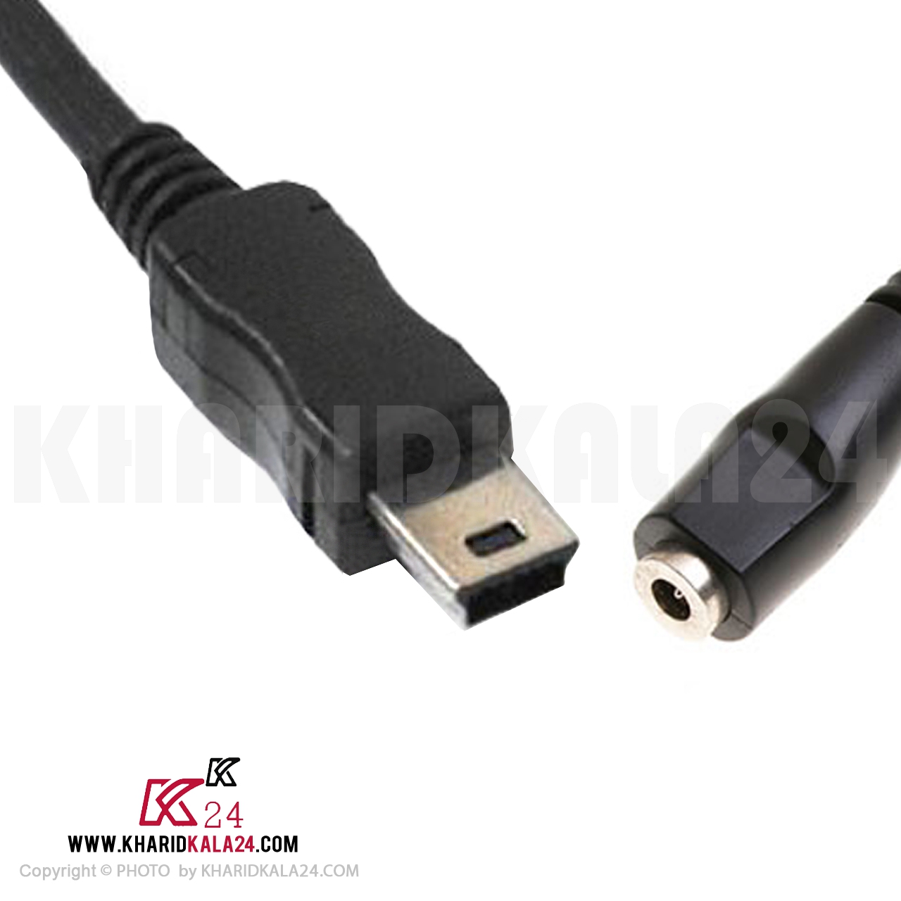 mini usb to nokia -ca44-kharidkala24-no125 کابل تبدیل شارژر نوکیا بزرگ به Mini USB