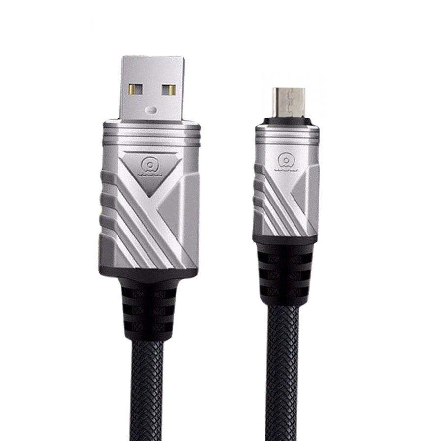 کابل تبدیل USB به microUSB دبلیو یو دبلیو مدل X62 طول 1متر