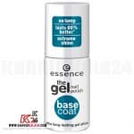 لاک پایه اسنس مدل Gel Nails ( اسنس لاک پایه ژل نیل ) ( پایه لاک ناخن اسنس سری The Gel مدل Base Coat )