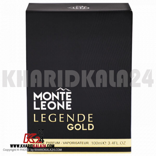 ادو پرفیوم مردانه فراگرنس ورد مدل MONTE LEONE LEGENDE GOLD حجم 100 میلی لیتر تصویر 2