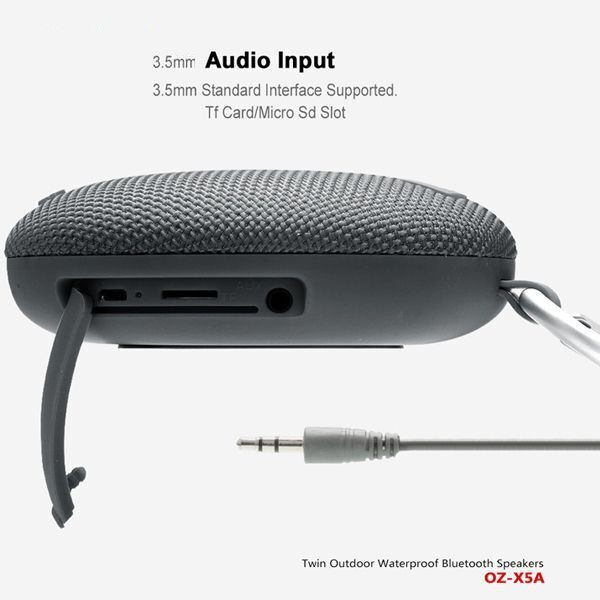 اسپیکر بلوتوثی قابل حمل رومن مدل OZ-X5A مجموعه دو عددی