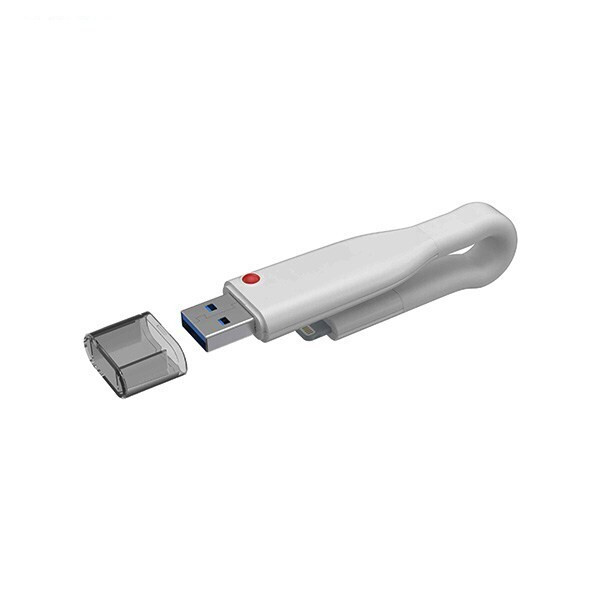 فلش مموری USB و Lightning امتک مدل iCOBRA ظرفیت 64 گیگابایت