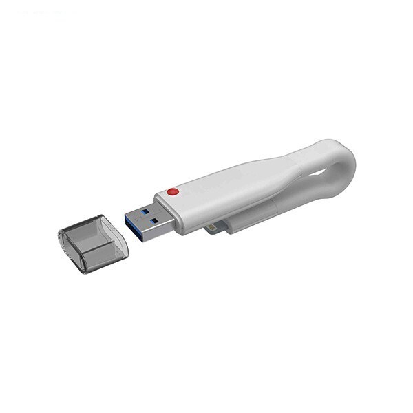 فلش مموری USB و Lightning امتک مدل iCOBRA ظرفیت 32 گیگابایت