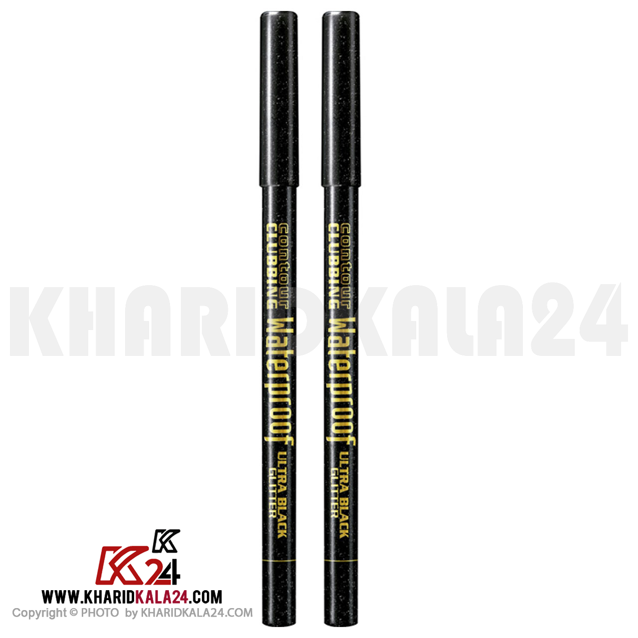 bourjois-contour-clubing-Ultra-Black-Glitter--55-2PCS مداد چشم ضد آب بورژوآ مدل Contour Clubbing Waterproof Ultra Black Glitter 55 مجموعه 2 عددی