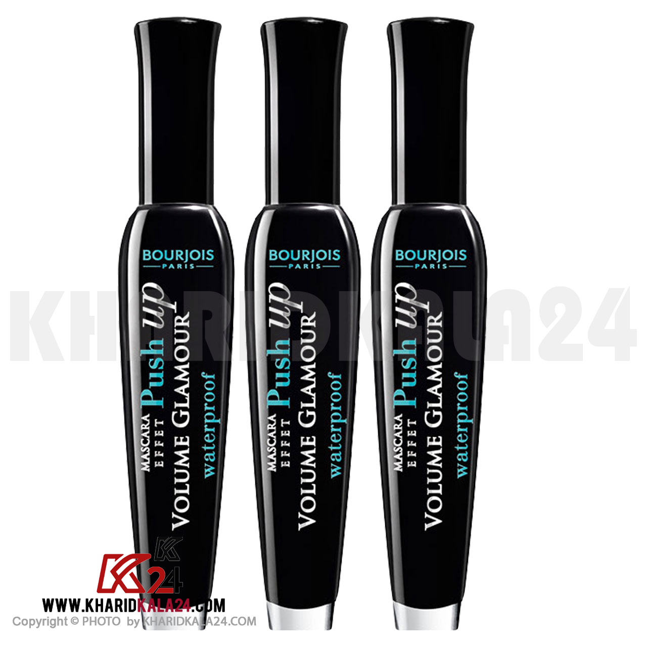 bourjois--push-up-volume-glamour-waterproof---3pcs--no-2--kharidkala24 ریمل ضدآب بورژوآ مدل Push Up مجموعه 3 عددی