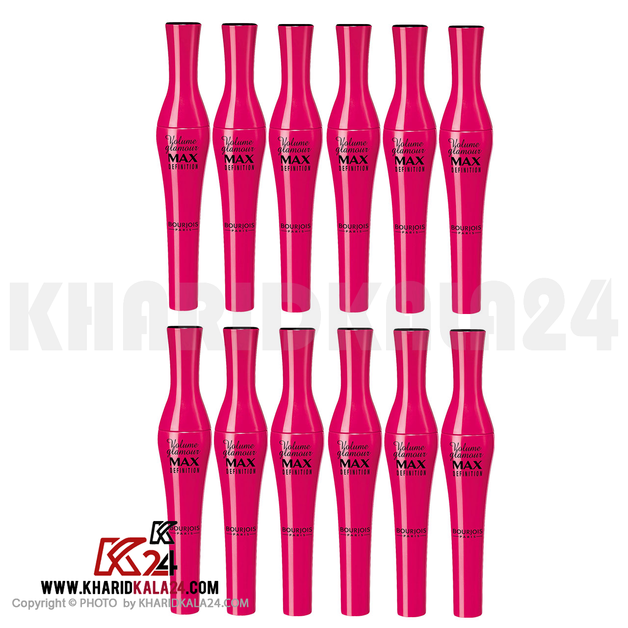 ریمل حجم دهنده بورژوآ مدل Volume Glamour Max Definition مجموعه 12 عددی