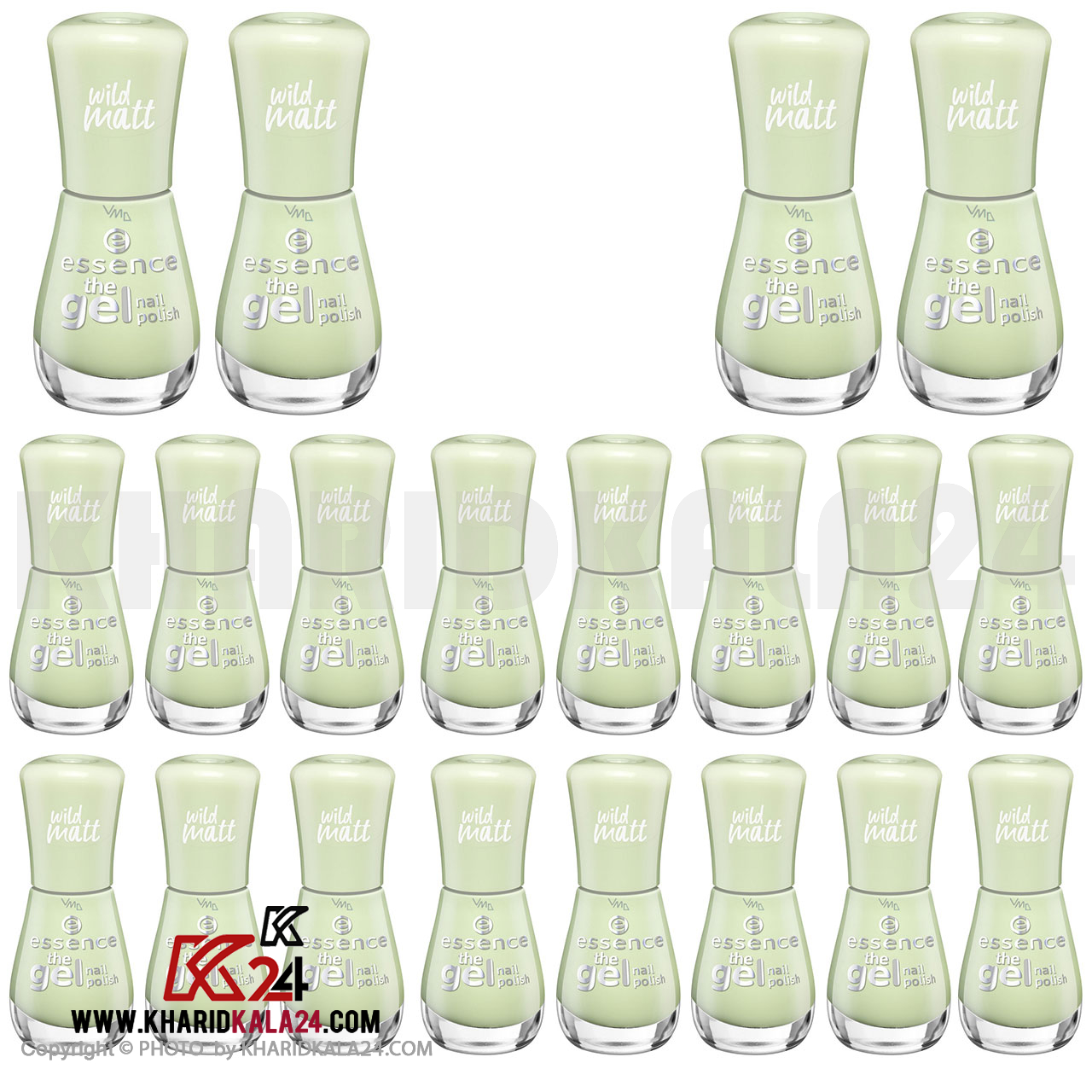 Essence-The-Gel-104-Nail-Polish--20PCS لاک ناخن اسنس سری The Gel شماره 104 مجموعه 20 عددی