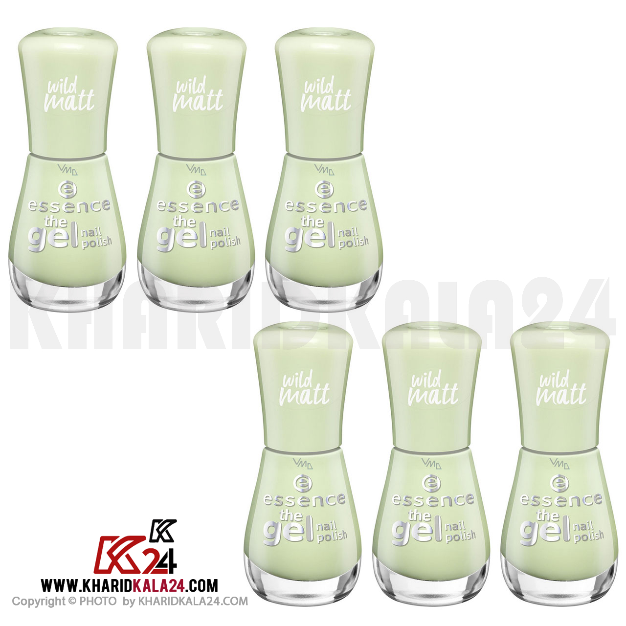 لاک ناخن اسنس سری The Gel شماره 104 مجموعه 6 عددی