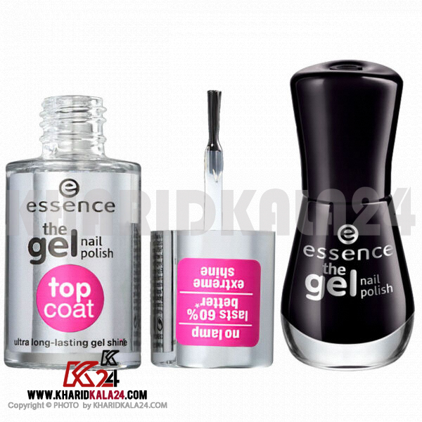 تاپ کات اسنس مدل Gel Nails به همراه لاک ناخن اسنس سری The Gel شماره 46