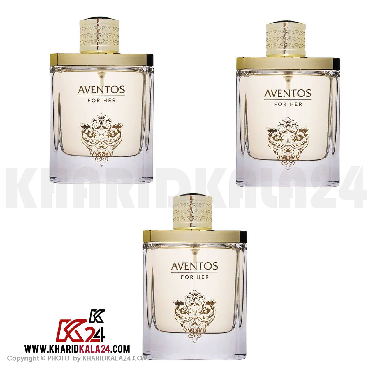 Aventos-For-Her--fragrance-world--3pcs ادو پرفیوم زنانه فراگرنس ورد مدل Aventos For Her حجم 100 میلی لیتر مجموعه 3 عددی