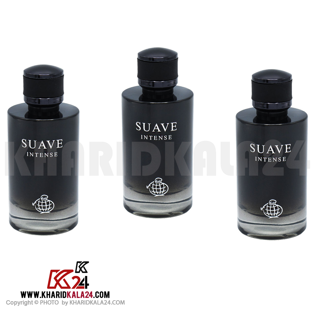 Fragrance-World-suave-intense-3PCS ادو پرفیوم مردانه فراگرنس ورد مدل Suave Intense حجم 100 میلی لیتر مجموعه 3 عددی