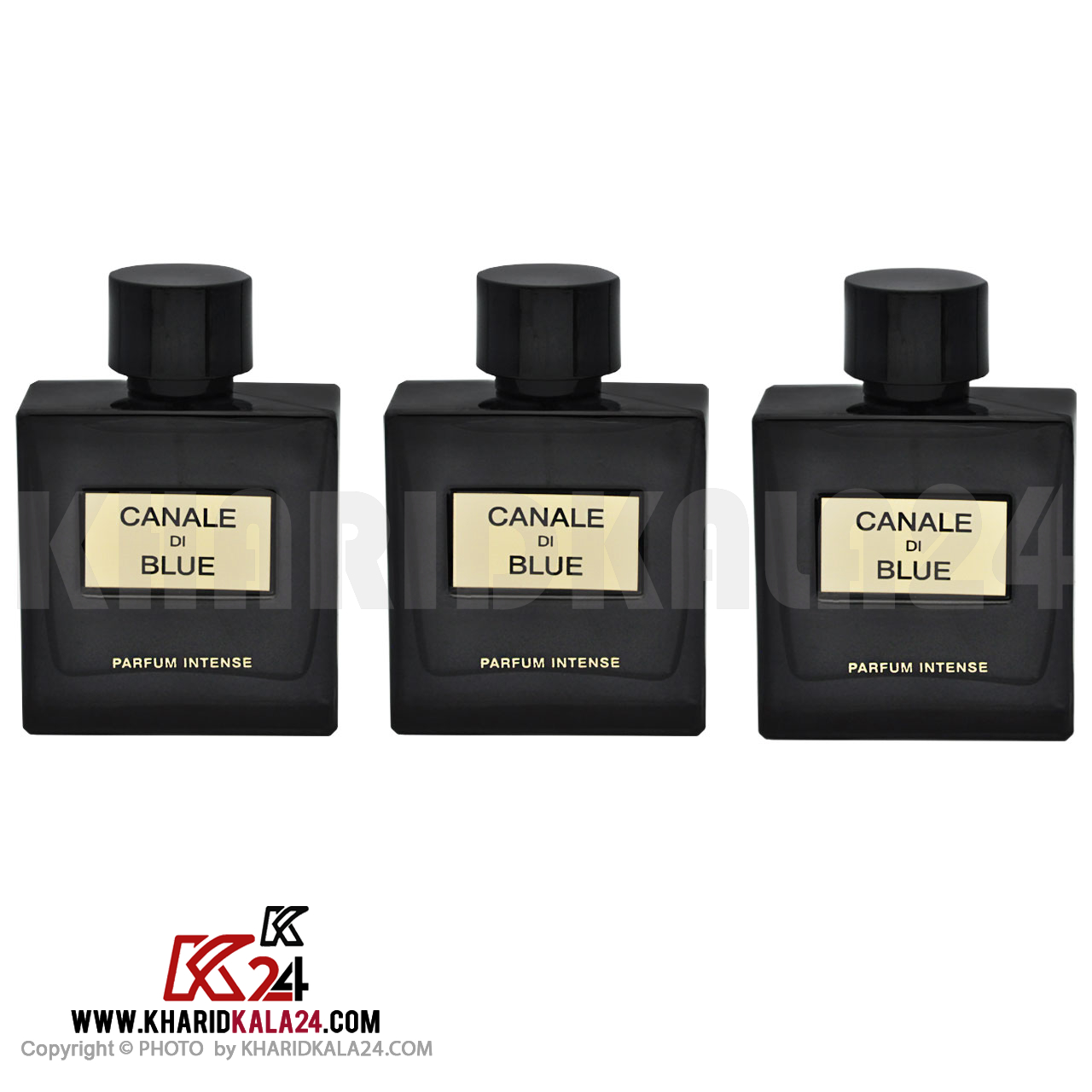 ادو پرفیوم فراگرنس ورلد مدل Canale Di Blue Intense حجم 100 میلی‌ لیتر مجموعه 3 عددی