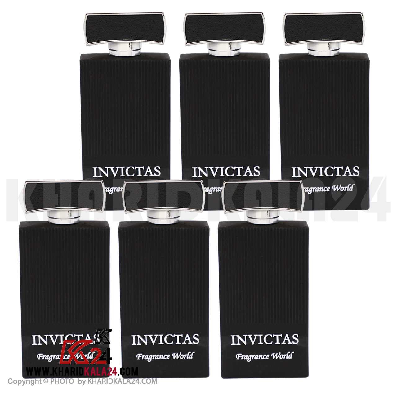 fragrance-world-invictas-for-men-100-ml-6pcs ادو پرفیوم مردانه فراگرنس ورد مدل Invictas حجم 100 میلی لیتر مجموعه 6 عددی