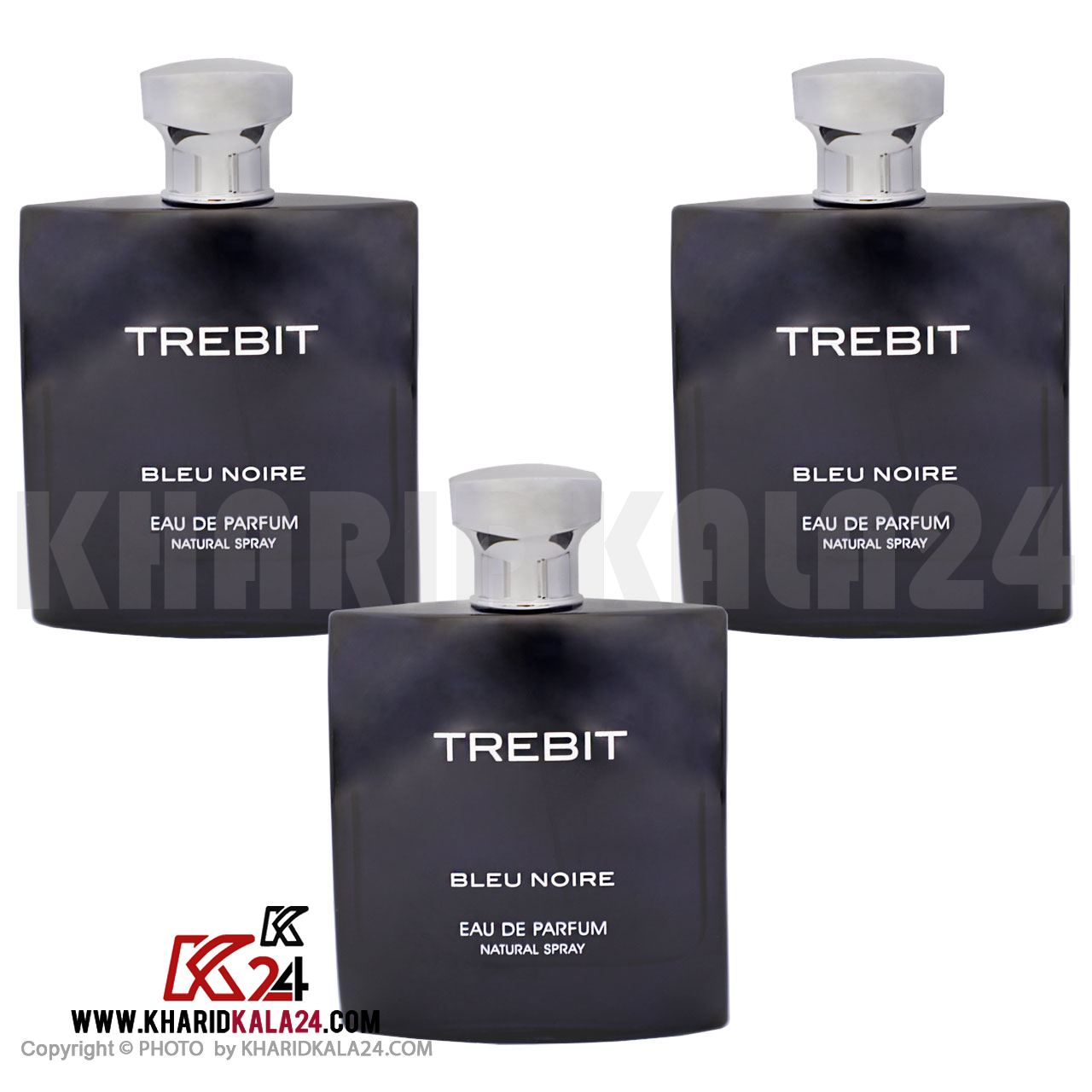 ادوپرفیوم مردانه فراگرنس ورد مدل Trebit حجم 100 میلی لیتر مجموعه 3 عددی