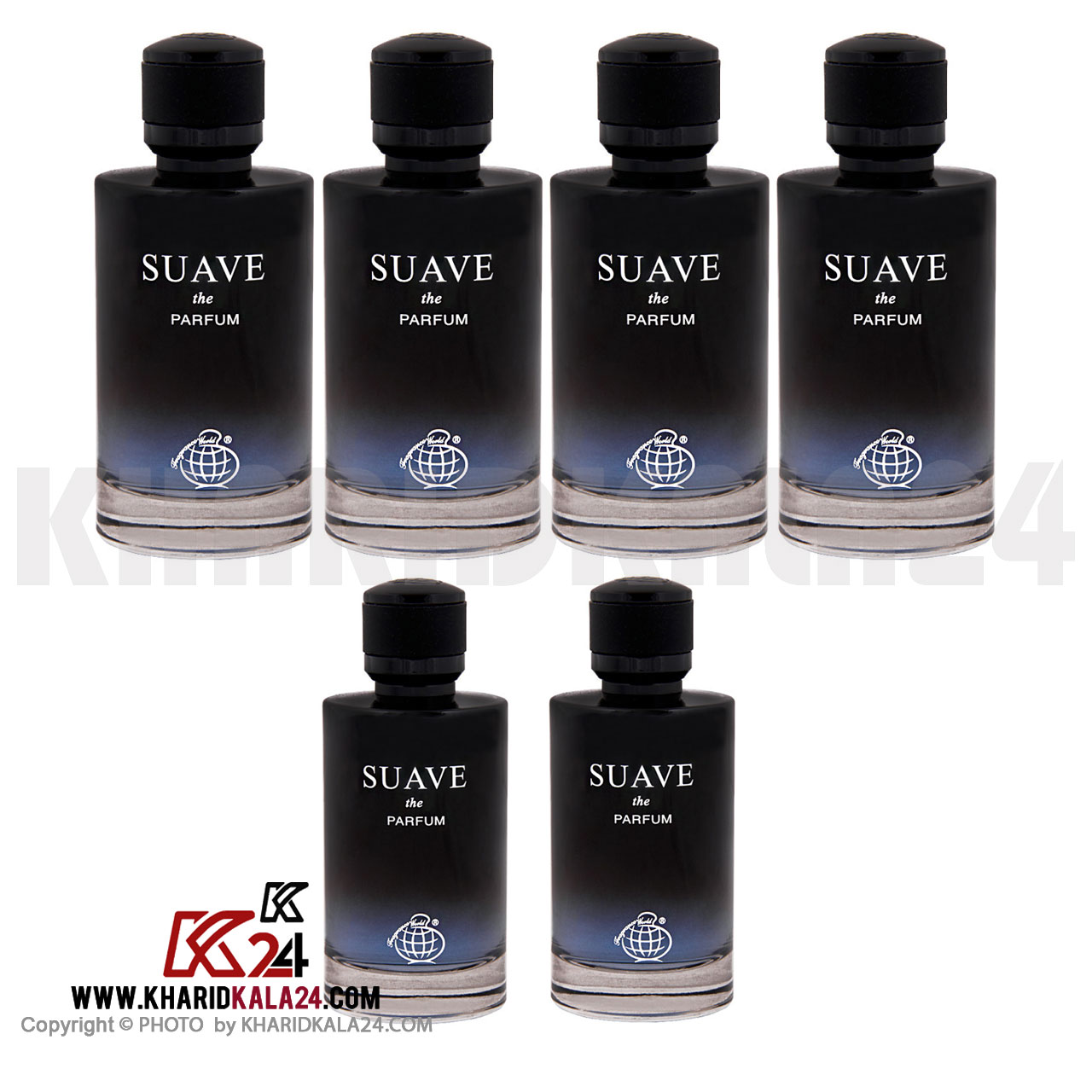 fragrance-world-suave-the-parfume-eau-de-parfum-for-men-100ml--6pcs ادو پرفیوم مردانه فراگرنس ورد مدل Suave Parfum حجم 100 میلی لیتر مجموعه 6 عددی