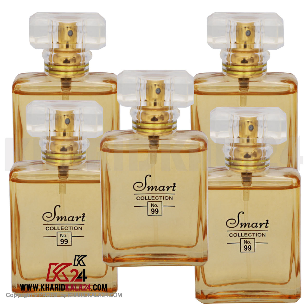 Smart-Collection-Coco-mademoiselle-Eau-De-Parfum-For-Women-25ml---5pcs عطر جیبی زنانه اسمارت کالکشن مدل Coco Mademoiselle کد 99 حجم 25 میلی لیتر مجموعه 5 عددی