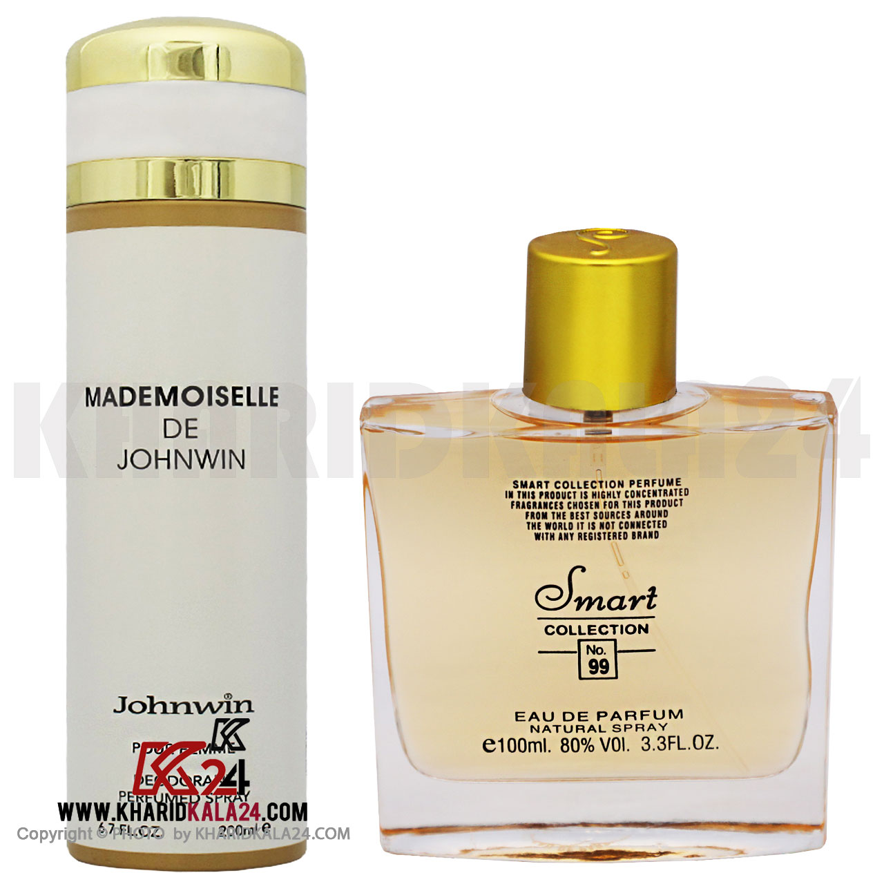 Smart-Collection-new-Coco-mademoiselle-Eau-De-Parfum-For-Women-100ml-with-johnwin-spray--no-2 ست ادو پرفیوم زنانه اسمارت کالکشن مدل New Coco Mademoiselle کد 99 حجم 100 میلی لیتر همراه با اسپری زنانه جانوین حجم 200 میلی لیتر