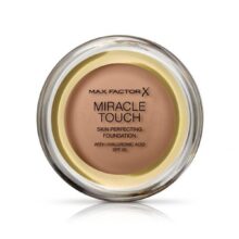 اوتلت کرم پودر مکس فکتور مدل Miracle Touch شماره 085 حاوی هیالورونیک اسید و SPF30