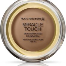 اوتلت کرم پودر مکس فکتور مدل Miracle Touch شماره 097 حاوی هیالورونیک اسید و SPF30