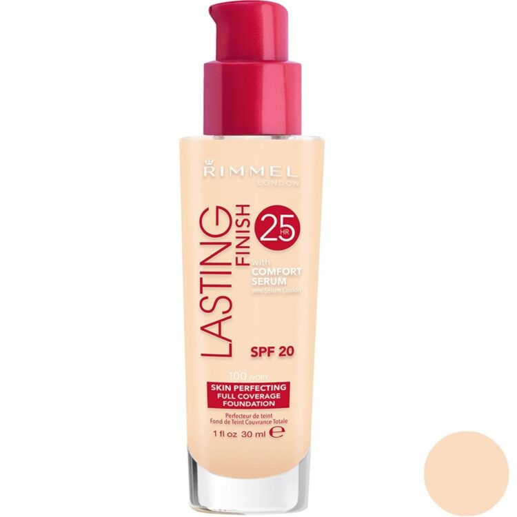 کرم پودر ریمل لاندن سری Lasting Finish 25H شماره 100