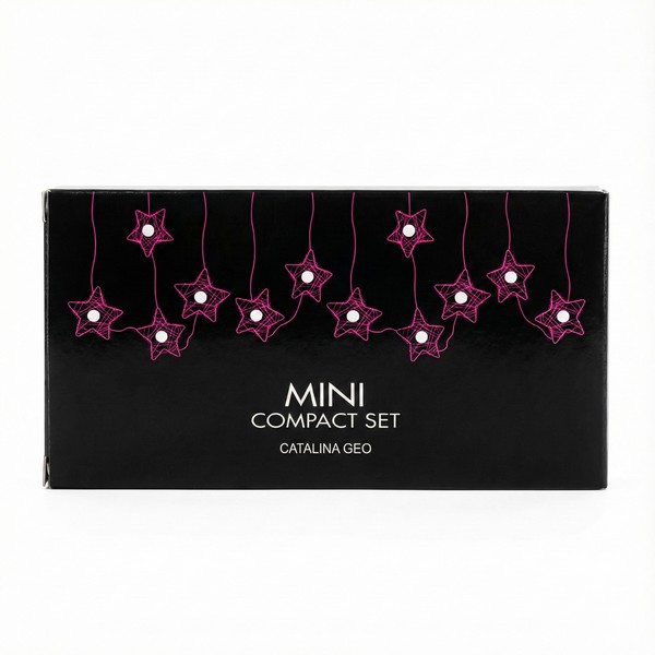 پالت سایه و رژ گونه چندکاره کاتالینا جیو مدل Mini Compacr Set