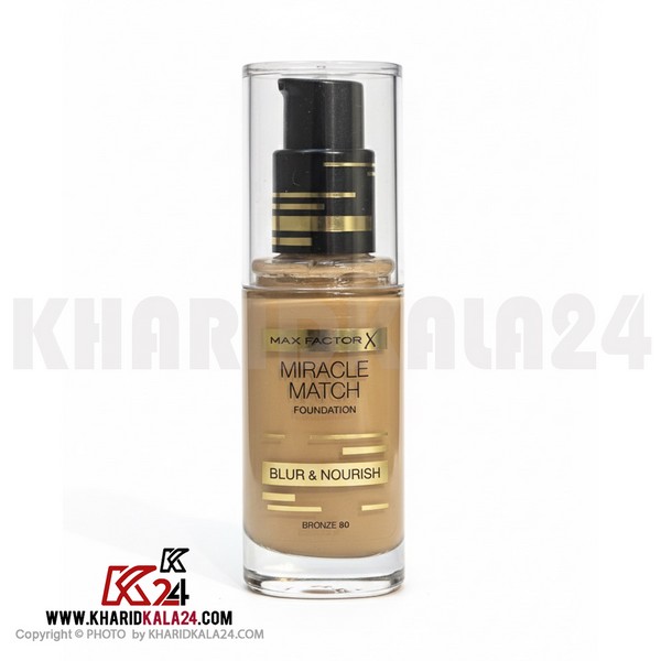 کرم پودر مکس فکتور مدل   MIRACLE MATCH BLUR & NOURISH شماره 80