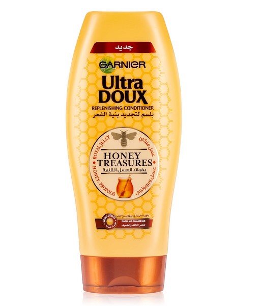 نرم کننده موی سر گارنیر مدل Ultra Doux با رایحه و ترکیبات عسل حجم 400 میل
